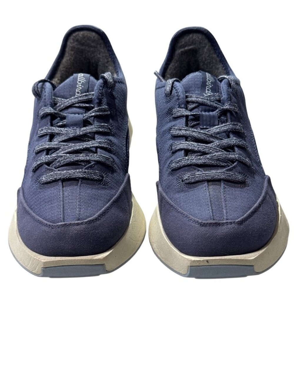 ALLBIRDS Womens Navy Wool Runner-Up Sneakers Size 9 Lightweight & Cushioned Sole - Picture 2 of 9